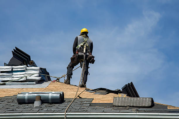 Professional Gutter Installation technician working in Butler, OH